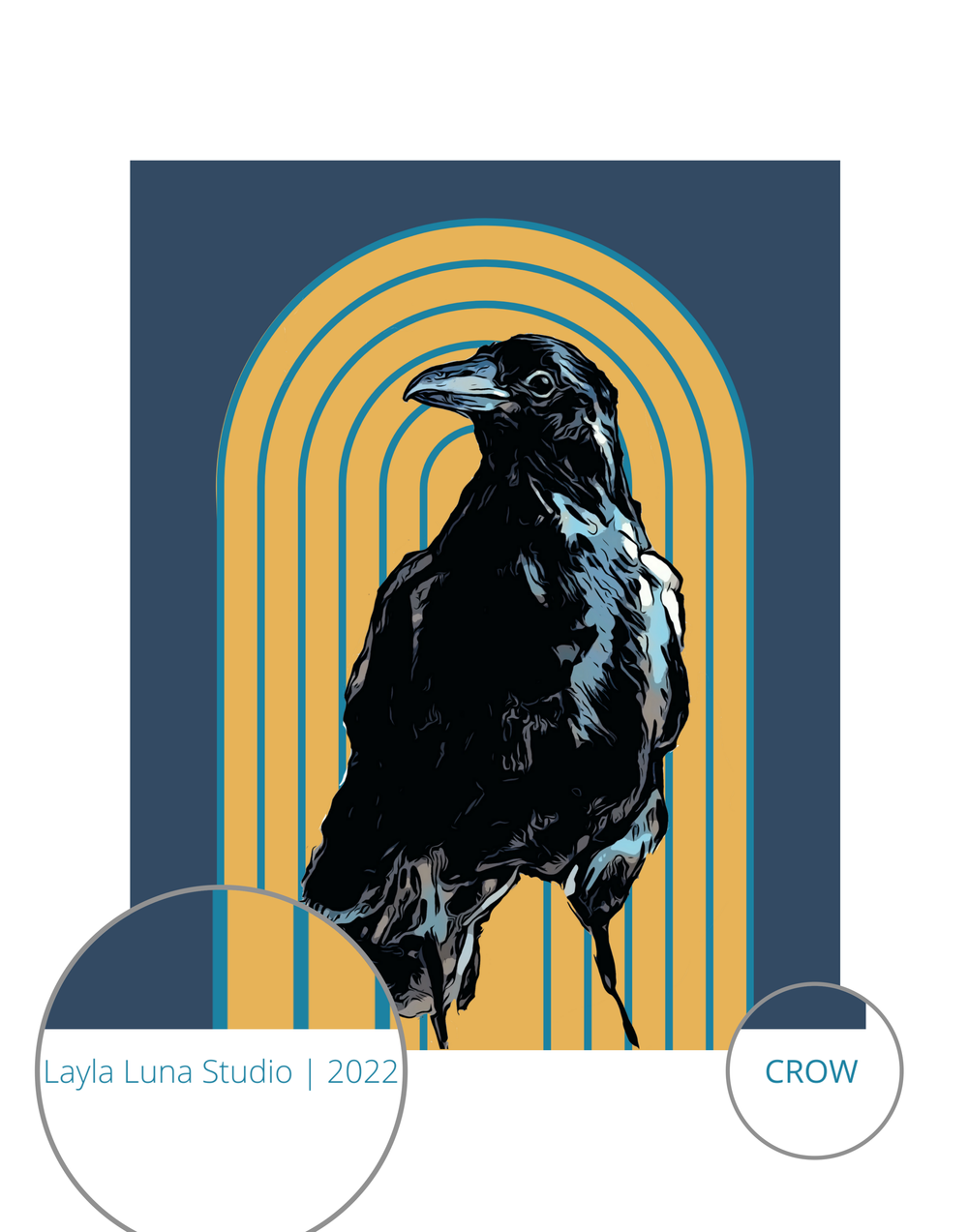 Open Edition Crow Print — LAYLA LUNA STUDIO | GALLERY | SHOP